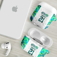 Custom New Zealand Aotearoa AirPods Case Green Maori Paua Shell Indigenous LT9 - Polynesian Pride