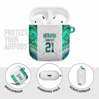 Custom New Zealand Aotearoa AirPods Case Green Maori Paua Shell Indigenous LT9 - Polynesian Pride