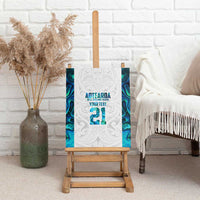 Custom New Zealand Aotearoa Canvas Wall Art Maori Paua Shell Indigenous - Polynesian Pride