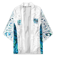 Custom New Zealand Aotearoa Kimono Maori Paua Shell Indigenous - Polynesian Pride