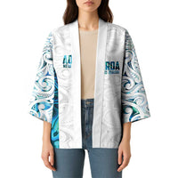 Custom New Zealand Aotearoa Kimono Maori Paua Shell Indigenous - Polynesian Pride