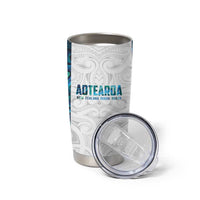 Custom New Zealand Aotearoa Tumbler Cup Maori Paua Shell Indigenous LT9 - Polynesian Pride