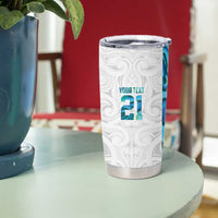 Custom New Zealand Aotearoa Tumbler Cup Maori Paua Shell Indigenous LT9 - Polynesian Pride