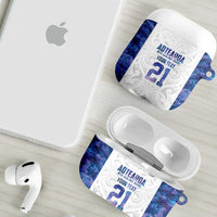 Custom New Zealand Aotearoa AirPods Case Purple Maori Paua Shell Indigenous - Polynesian Pride