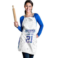 Custom New Zealand Aotearoa Apron Purple Maori Paua Shell Indigenous - Polynesian Pride