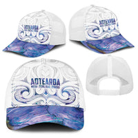 New Zealand Aotearoa Baseball Net Cap Purple Maori Papua Shell Indigenous LT9 - Polynesian Pride