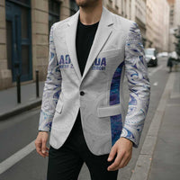 Custom New Zealand Aotearoa Blazer Purple Maori Paua Shell Indigenous - Polynesian Pride