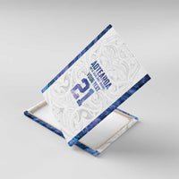 Custom New Zealand Aotearoa Canvas Wall Art Purple Maori Paua Shell Indigenous - Polynesian Pride