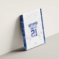 Custom New Zealand Aotearoa Canvas Wall Art Purple Maori Paua Shell Indigenous - Polynesian Pride