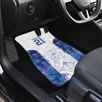 Custom New Zealand Aotearoa Car Mats Purple Maori Paua Shell Indigenous - Polynesian Pride