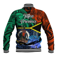 Tafea Day Baseball Jacket Vanuatu Sand Drawing With Polynesian Pattern LT9 - Polynesian Pride