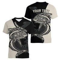 personalised-polynesia-fishing-women-v-neck-t-shirt-with-maori-hei-matau-fish-hook-gold-art