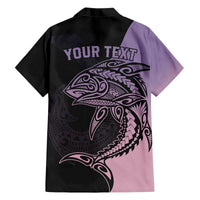 Personalised Polynesia Fishing Hawaiian Shirt With Maori Hei Matau Fish Hook Pastel Art LT9 - Polynesian Pride