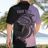 Personalised Polynesia Fishing Hawaiian Shirt With Maori Hei Matau Fish Hook Pastel Art LT9 - Polynesian Pride
