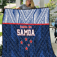 Rugby Toa Samoa Quilt Samoa mo Samoa Island Warrior Pride - Polynesian Pride