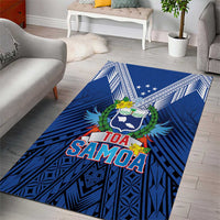 Rugby Toa Samoa Area Rug Samoa mo Samoa Strength in Tatau - Polynesian Pride