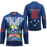 Custom Rugby Toa Samoa Hockey Jersey Samoa mo Samoa Strength in Tatau - Polynesian Pride