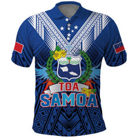 Custom Rugby Toa Samoa Polo Shirt Samoa mo Samoa Strength in Tatau - Polynesian Pride