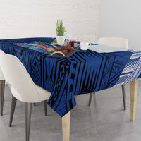 Rugby Toa Samoa Tablecloth Samoa mo Samoa Strength in Tatau - Polynesian Pride