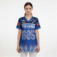 Toa Samoa 685 Scrub Top Uso Aso Uma For Life For Samoa - Polynesian Pride