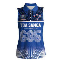 Toa Samoa 685 Women Sleeveless Polo Shirt Uso Aso Uma For Life For Samoa - Polynesian Pride