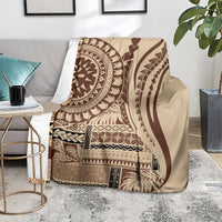 Samoa Siapo Arty Blanket Brown Style LT9 - Polynesian Pride