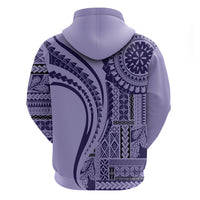 Samoa Siapo Arty Hoodie Purple Style LT9 - Polynesian Pride