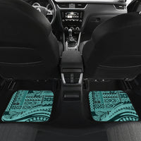 Samoa Siapo Arty Car Mats Turquoise Style LT9 - Polynesian Pride