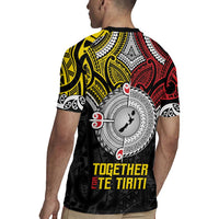 Aotearoa and Niue Mo Te Tiriti Rugby Jersey New Zealand Honour The Treaty Ake!Ake!Ake!