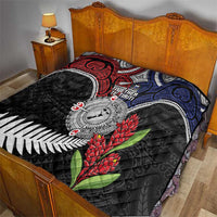 Aotearoa and Samoa Mo Te Tiriti Quilt Tangata Moana Stand with Tangata Whenua LT9 - Polynesian Pride