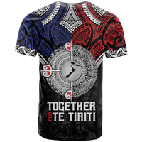 Aotearoa and Samoa Mo Te Tiriti T Shirt Tangata Moana Stand with Tangata Whenua