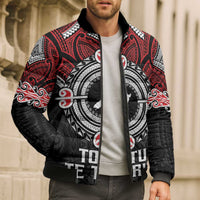 Aotearoa Proud To Be Maori Bomber Puffer Jacket New Zealand Fight Together LT9 - Polynesian Pride