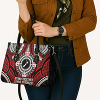 Aotearoa Proud To Be Maori Leather Bag New Zealand Fight Together LT9 - Polynesian Pride