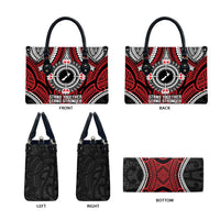 Aotearoa Proud To Be Maori Leather Bag New Zealand Fight Together LT9 - Polynesian Pride