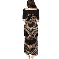 Personalised Valentines Day Romantic Lovers Puletasi LT9 - Polynesian Pride