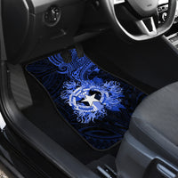 Northern Mariana Islands Ylang-ylang Mwarmwar Car Mats Polynesian Blue Style