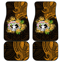Northern Mariana Islands Ylang-ylang Mwarmwar Car Mats Polynesian Gold Style