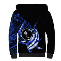 Personalised Chuuk FSM Culture Day Sherpa Hoodie Hammerhead Shark Tattoo 2024 LT9 - Polynesian Pride