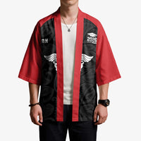 New Zealand Nurse RN 2026 Personalised Kimono Red Maori Pattern Cultural Pride LT9 - Polynesian Pride