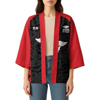 New Zealand Nurse RN 2026 Personalised Kimono Red Maori Pattern Cultural Pride LT9 - Polynesian Pride