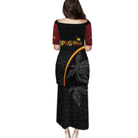 Papua New Guinea 50th Independence Day Puletasi Simple Oro Tapa Pattern - Polynesian Pride