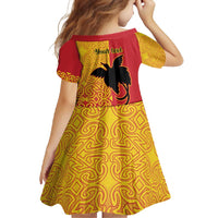 Papua New Guinea Oro Tapa Personalised Family Matching Summer Maxi Dress and Hawaiian Shirt Simple Bird of Paradise Style - Polynesian Pride