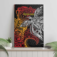 Papua New Guinea Sepik Personalised Canvas Wall Art PNG Bird of Paradise Tattoo - Polynesian Pride