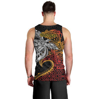 Papua New Guinea Sepik Personalised Men Tank Top PNG Bird of Paradise Tattoo - Polynesian Pride