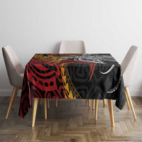 Papua New Guinea Sepik Personalised Tablecloth PNG Bird of Paradise Tattoo - Polynesian Pride