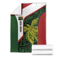 Personalised PNG Chimbu Province Blanket Bird of Paradise Tattoo Flag Motif - Polynesian Pride
