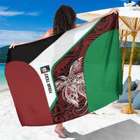 Personalised PNG East New Britain Province Sarong Bird of Paradise Tattoo Flag Motif - Polynesian Pride