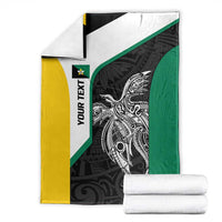 Personalised PNG Enga Province Blanket Bird of Paradise Tattoo Flag Motif - Polynesian Pride