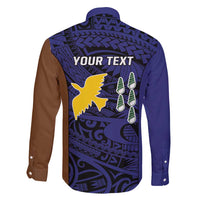 Personalised PNG Manus Province Family Matching Tank Maxi Dress and Hawaiian Shirt Bird of Paradise Tattoo Flag Motif - Polynesian Pride