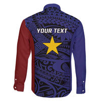 Personalised PNG Milne Bay Province Family Matching Short Sleeve Bodycon Dress and Hawaiian Shirt Bird of Paradise Tattoo Flag Motif - Polynesian Pride